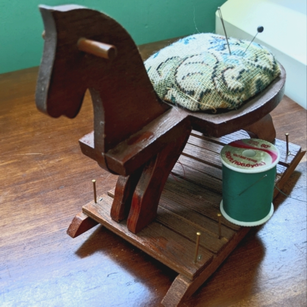 Fun Rocking horse pin cushion